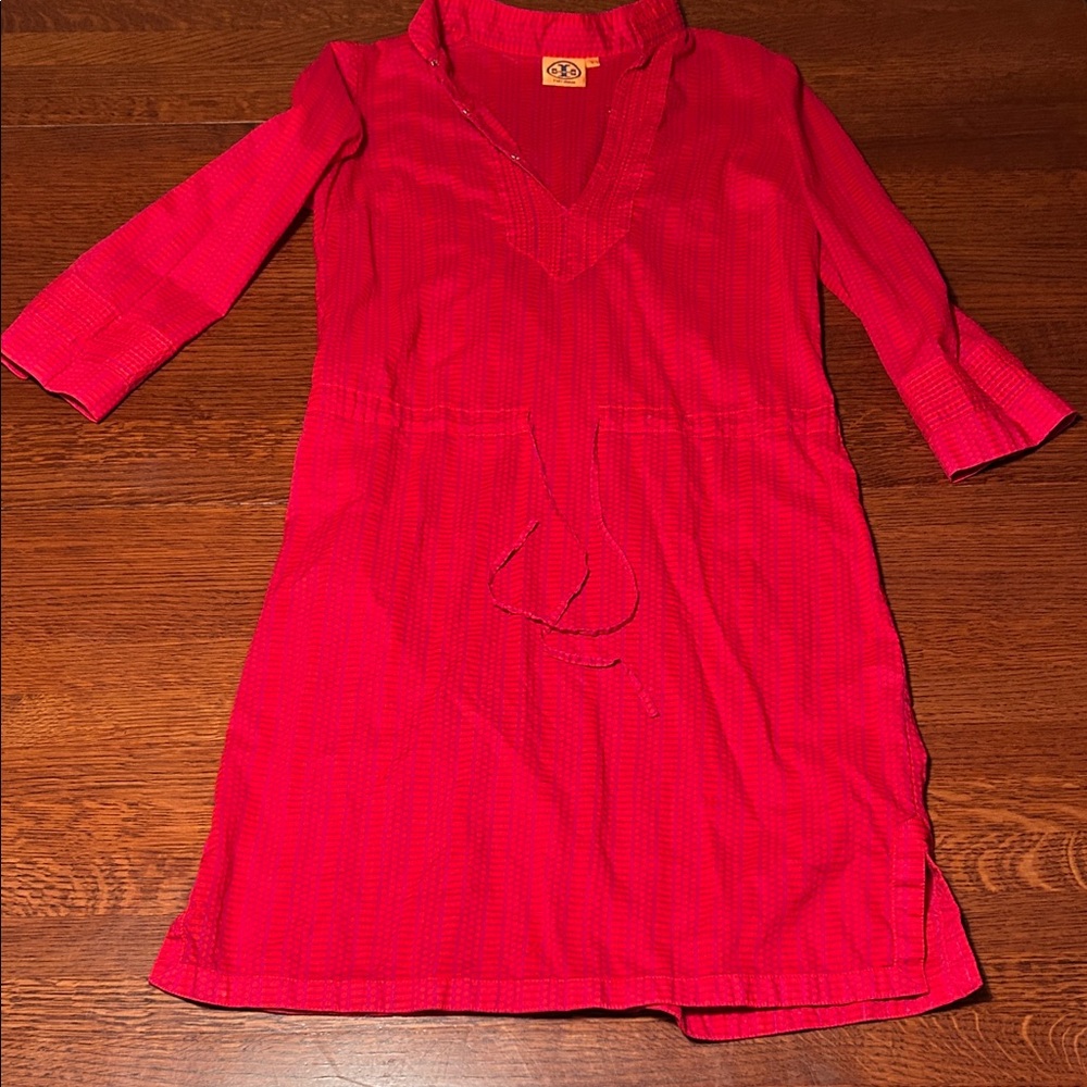 Tory Burch Red Swim Coverup